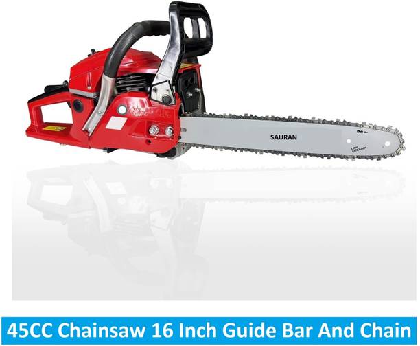 Sauran 16 inch Chainsaw With Guide Bar and Chain (CNS27) 45CC Petrol Chainsaw (CNS27) Fuel Chainsaw
