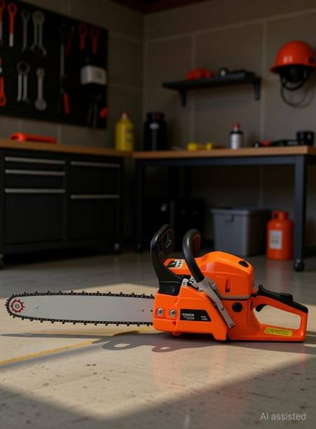 TRESCHIK Chainsaw 22inch Powerful 2 Stroke Handed Petrol Chain Saw Fuel Chainsaw