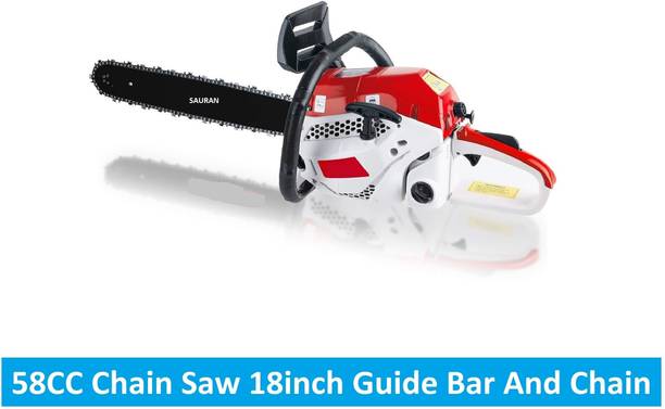 Sauran 58cc Chainsaw Powerful 2 Stroke Handed Petrol (CNS4) 58CC Chainsaw Fuel Chainsaw