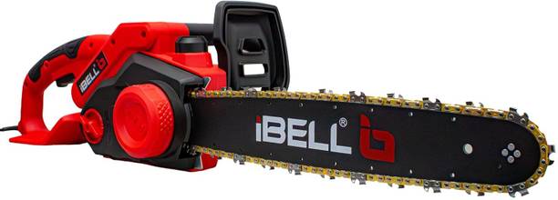 iBELL Electric Chain Saw EC16-18, 1800W Motor, 1200 RPM, 16" (405mm) Guide Bar, Copper Armature, Automatic Oiler, Low Vibration, for Wood Cutting & Pruning, Corded Chainsaw