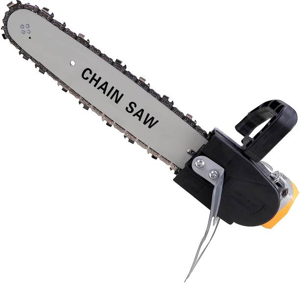 Inditrust 11.5''Electric Chain Saw Converter Bracket Tree Felling Angle Grinder for Woodworking Tool CHAIN SAW Corded Chainsaw Corded Chainsaw
