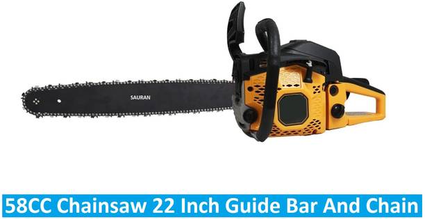 Sauran Woodcutting Saw Machine for Farm, Garden (CNS58) 58CC Petrol Chainsaw (CNS58) Fuel Chainsaw