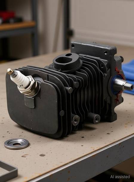 Dgk Half Engine Complet Cylinder Block Assembly for Stihl MS180 Chainsaw A+ Quality Half Engine Fuel Chainsaw