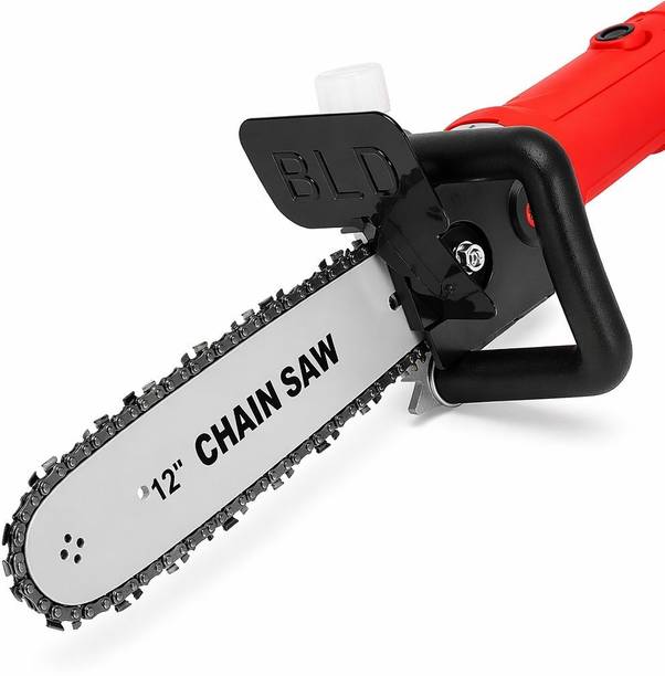 HBZ CSA-802 Angle Grinder Chain Saw Attachment 12 Inch Saw Chain Bar Corded Chainsaw