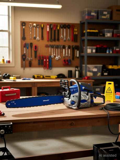 Digital Craft Professional Wood Cutter Yking 6022 Gasoline ,58CC , Heavy Duty With 22"Blade Fuel Chainsaw
