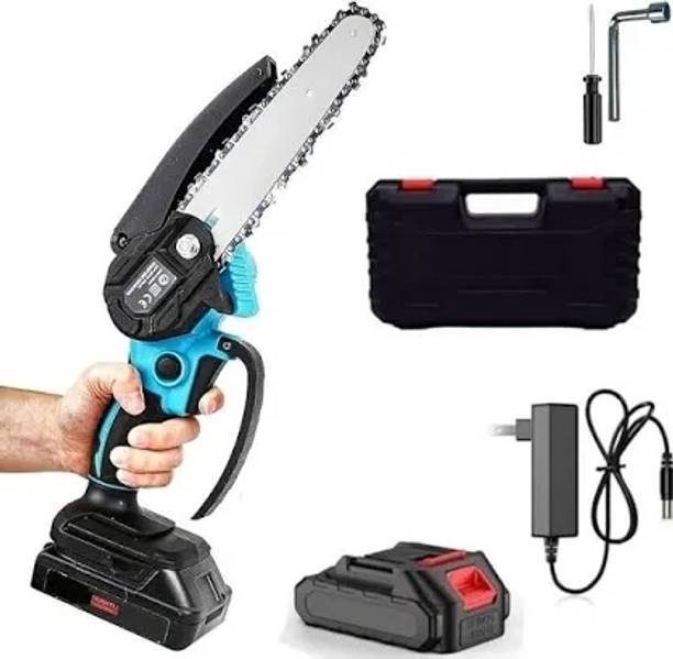 LABDHI SPRAYER Heavy duty mini cordless chain saw 6 inch guide bar With two battery and charger. Cordless Chainsaw