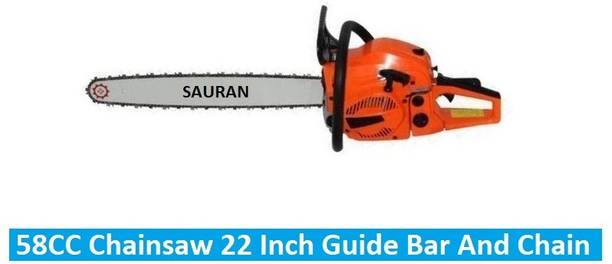 Sauran 22 inch Chainsaw With Guide Bar and Chain (CNS32) 58CC Chainsaw (CNS32) Fuel Chainsaw