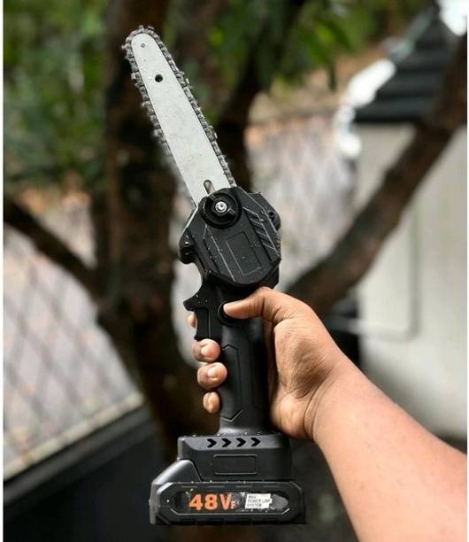 Voltegic 2BEC-37 Lightweight Portable Electric Chainsaw with 2 Batteries & Charger Cordless Chainsaw