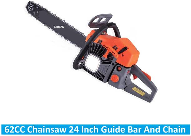 Sauran 24 inch Chainsaw With Guide Bar and Chain (CNS17) 62CC Petrol Chainsaw (CNS17) Fuel Chainsaw