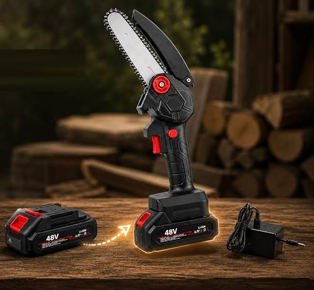 WunderVoX 48V Battery Powered 6 Inch Cordless Mini Chainsaw Tree Pruning Saw 48V Battery Powered 6 Inch Cordless Mini Chainsaw Tree Pruning Saw Cordless Chainsaw
