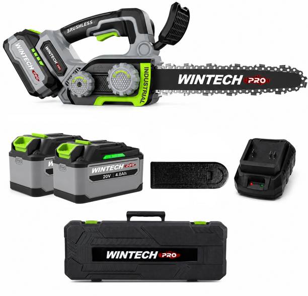 ZOKYO WT BS18-12 Cordless Chainsaw Brushless 21V,800W Motor,5780 RPM, 2 x 4.0Ah Li-Ion Batteries, 12-Inch Guide Bar, 13m/s Chain Speed, Automatic Chain Lubrication Cordless Chainsaw