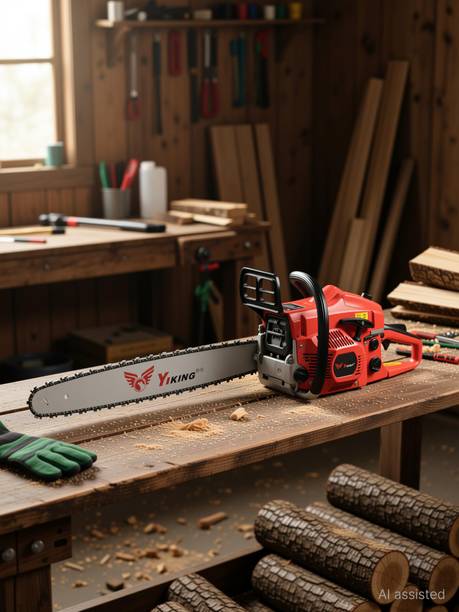 Digital Craft 62CC Wood Cutting Machine 22In Gasoline Chain Saw Logging Saw Efficient Durable Fuel Chainsaw