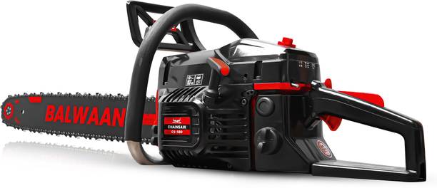 Balwaan Krishi CS-580 Petrol Chainsaw, 58cc 2-Stroke Engine 24-inch Guide Bar, for Wood Cutting ,Gardening & Farm Use Woodcutter/ Fuel Chainsaw