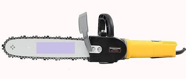CHAHAR POWER TOOLS 12'' chainsaw with Angle Grinder Heavy Duty Chainsaw Stand Corded Chainsaw 801/802 ANGEL GRINDER WITH 12 INCH CHAINSAW Corded & Cordless Chainsaw