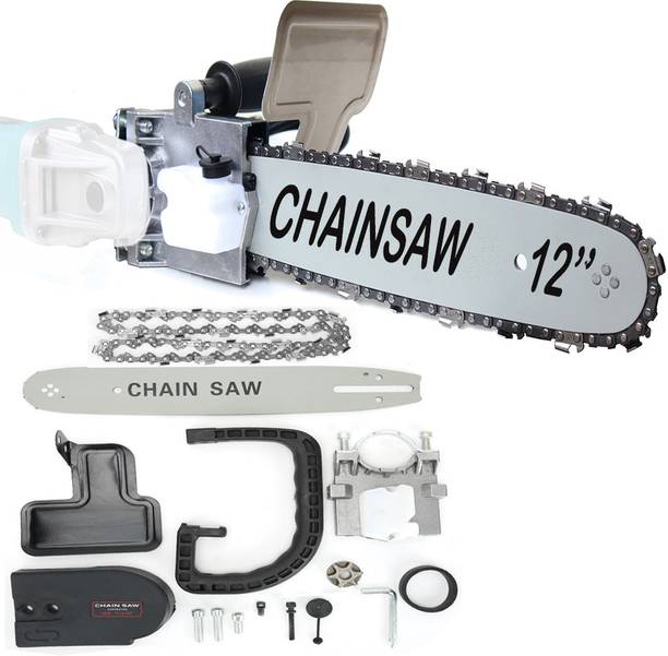 MLD CSAD-1017 12Inch Electric Chainsaw Adapter Set for Angle Grinder Machine Woodworking Tool (Angle Grinder Machine not included) Cordless Chainsaw