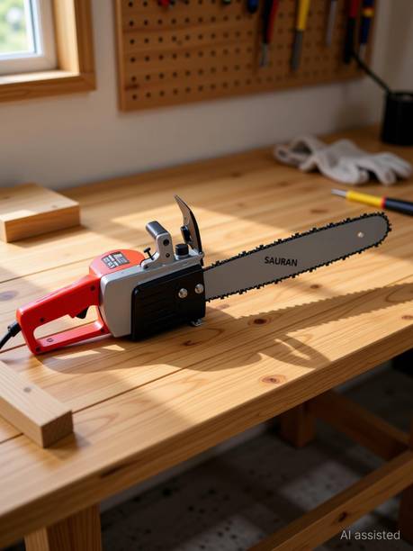 Sauran 16 inch Chainsaw With Guide Bar and Chain (CNS12) Electric Chainsaw (CNS12) Corded Chainsaw