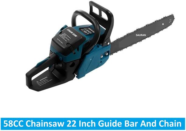Sauran 22 inch Chainsaw With Guide Bar and Chain (CNS18) 58CC Petrol Chainsaw (CNS18) Fuel Chainsaw