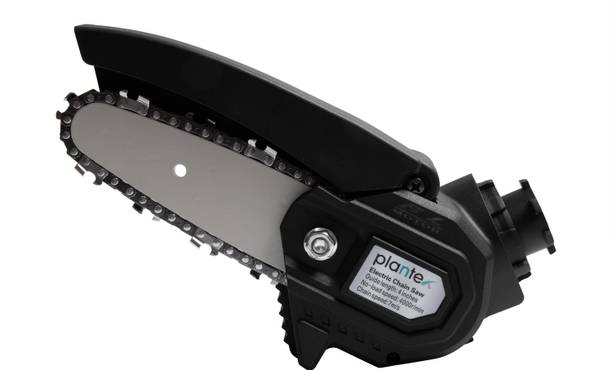 Plantex Electric Chainsaw/4-Inch Cordless Chain Saw with 4000RPM Load Speed/Chain Speed /7m/s Chain Speed/(Mainframe & Battery not included) Cordless Chainsaw