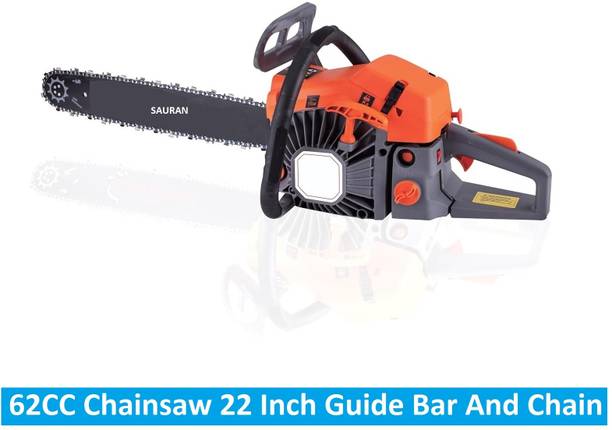 Sauran 22 inch Chainsaw With Guide Bar and Chain (CNS16) 62CC Petrol Chainsaw (CNS16) Fuel Chainsaw