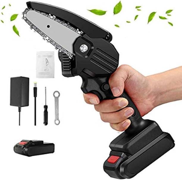 Voltegic ES-14 Battery Powered Electric Chainsaw with 2 Batteries Cordless Chainsaw
