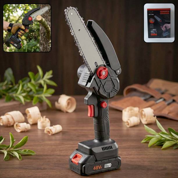 Mantapsan Mini Cordless Electric Chainsaw – Portable & Powerful for Garden Tasks ZW-1594 Cordless Chainsaw