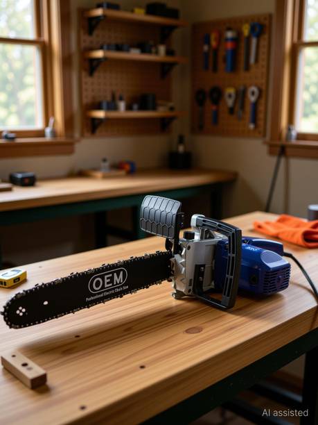 OEM Professional Electric Chain Saw 1800W Motor, 16-Inch Bar, 5000 RPM Cutting Speed Corded Chainsaw