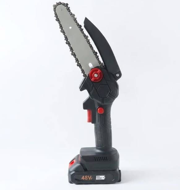 WunderVoX 48V Mini Chainsaw 6 Inch Cordless with Dual Batteries for Pruning 48V Mini Chainsaw 6 Inch Cordless with Dual Batteries for Pruning Cordless Chainsaw