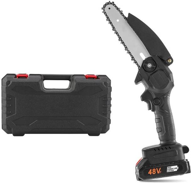 Astound Mini Electric Chainsaw Machine for Garden Use DOUBLE BATTERY Chainsaw with 2 Batteries & Charger Cordless Chainsaw
