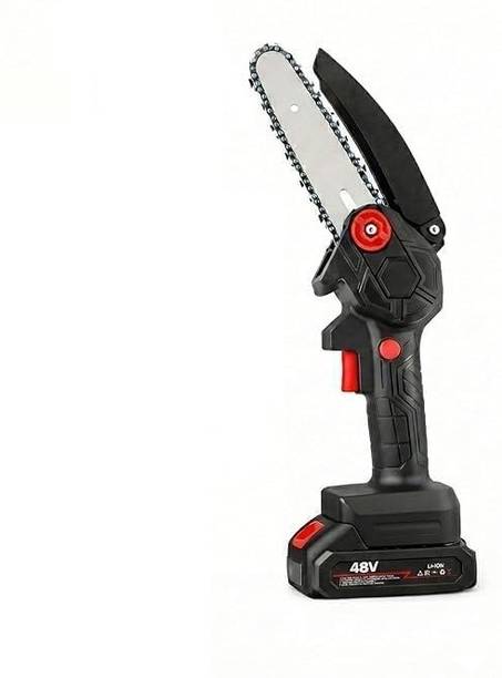 WunderVoX Mini Chainsaw 6 Inch 48V Battery Powered Cordless Branch Saw Mini Chainsaw 6 Inch 48V Battery Powered Cordless Branch Saw Cordless Chainsaw