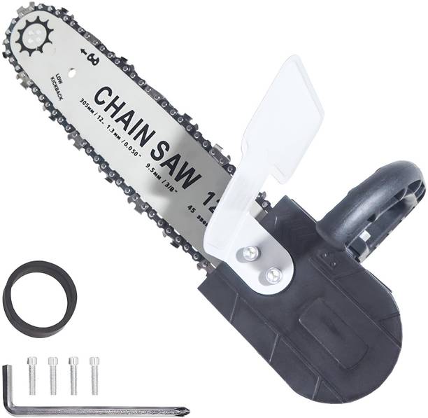 HPD 12" Electric Chainsaw Adapter Bracket for Angle Grinder Multifunction Wood Cutting Kit | Compatible with 100/125mm Grinder Corded Chainsaw