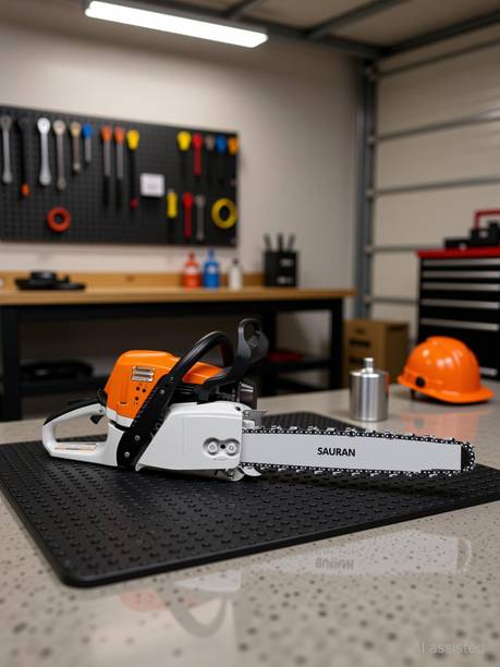 Sauran 16 inch Chainsaw With Guide Bar and Chain (CNS76)_1 with 16" Cutting Bar for Home & Professional Use Fuel Chainsaw
