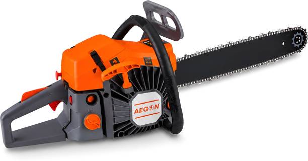 AEGON CS62CC 22 inch Guide Bar Petrol Chain Saw 62cc 2 Stroke Engine 2.4kW Power Wood Cutting Fuel Chainsaw