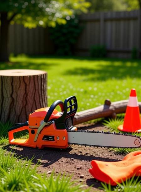 TRESCHIK Chainsaw 22 inch Petrol Fuel Chainsaw Without Battery Fuel Chainsaw