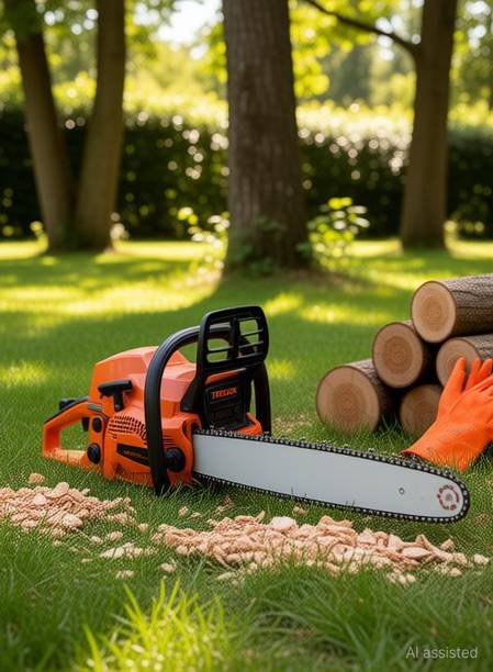 TRESCHIK Professional Wood Cutter Chain Saw Chainsaw Without Battery Fuel Chainsaw
