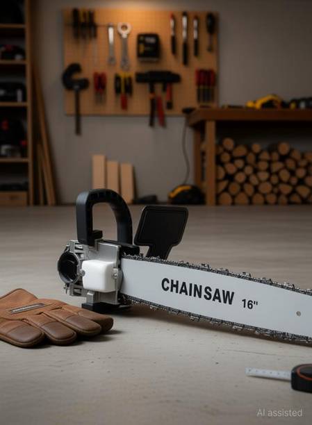 KRISHAK TOOLS Professional 16inch Electric ChainSaw Converter Bracket Woodworking Tool Angle Grinder not Included Cordless Chainsaw