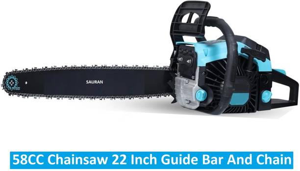 Sauran 22 inch Chainsaw With Guide Bar and Chain (CNS93) 58CC Petrol Chainsaw (CNS93) Fuel Chainsaw