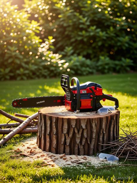 Sauran Cutting Trees, Wood Cutting, Garden Yard, Agriculture (CNS7) 56CC Petrol Chainsaw Fuel Chainsaw