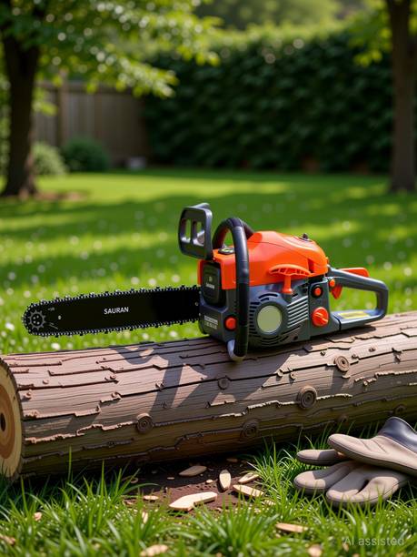 Sauran 22Inch Chainbar and Chain for Wood Cutting Use Low Fuel Efficient (CNS84) Fuel Chainsaw