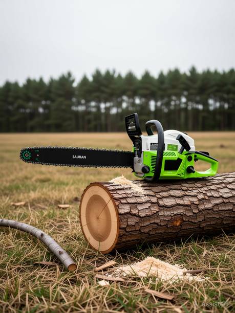 Sauran Air Cooled Petrol Engine Power With 22" inch Blade Ideal Use For Farm (CNS83)_1 58CC Petrol Chainsaw (CNS83) Fuel Chainsaw