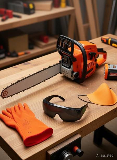 TRESCHIK Heavy Duty Professional Powerful Chainsaw Fuel Without Battery Fuel Chainsaw