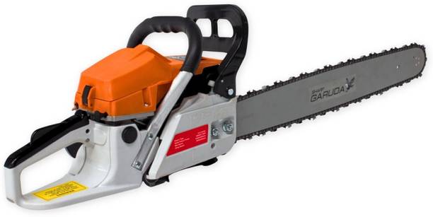 Sharp Garuda 22 Inch Petrol Chainsaw | 58cc 2-Stroke Engine | Wood Cutting Saw Machine | Tree Cutter Tool for Garden & Farming Branch Felling, Trimming & Outdoor Use Fuel Chainsaw
