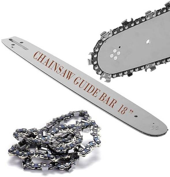 CHAHAR POWER TOOLS 18" Chainsaw Replacement Guide Bar Spare For Chain Saw 18 inch Length guide bar for chainsaw Cordless Chainsaw