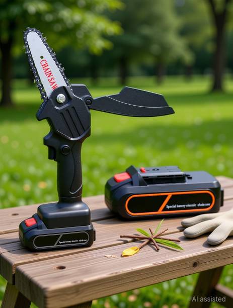 Voltegic ES-07 Pruning Chain Saw for Branch Wood Cutting Cordless Chainsaw