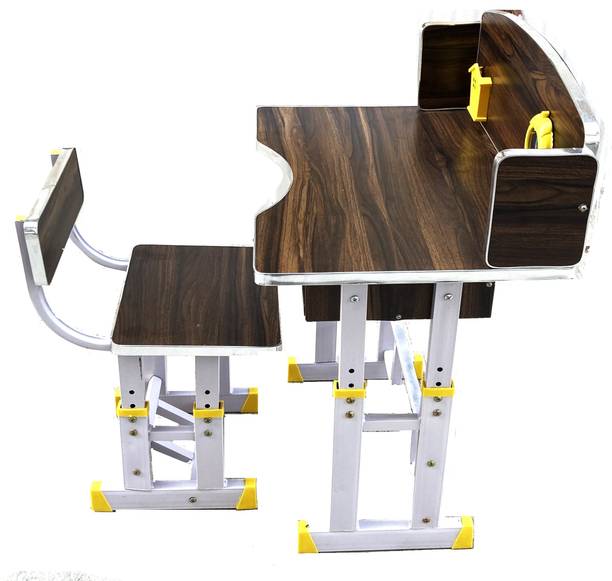 TOBY Height Adjustable Multifunctional Kid's study Table & Chair /kids study desk/ Metal Desk Chair
