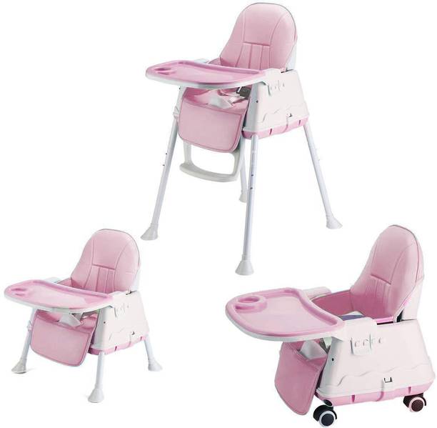 SYGA High Chair for Baby Kids, Safety Toddler Feeding Booster Seat Dining Tab