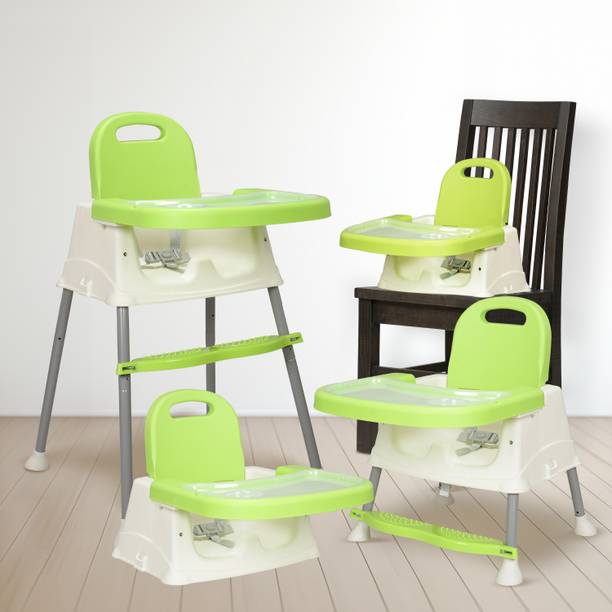 LuvLap 4-in-1 Convertible Baby High Chair with Footrest, Low Chair & Booster Seat