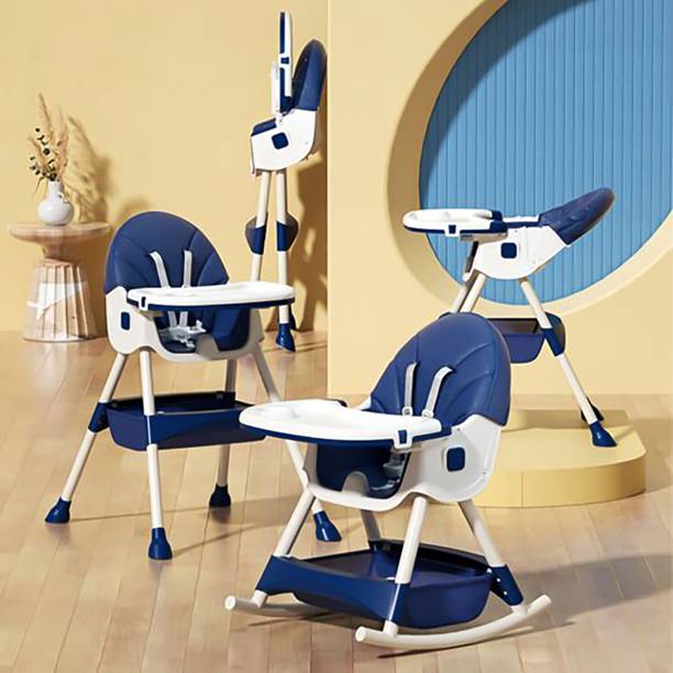 StarAndDaisy Convertible & Portable Rocking Baby High Chair With 5-Point Safety Belt