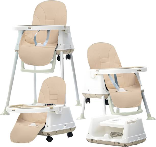 Golden Bee Deluxe 4 in 1 Baby High Chair,Feeding Seat,Tray,Wheels,Cushion Seat,6-36 months