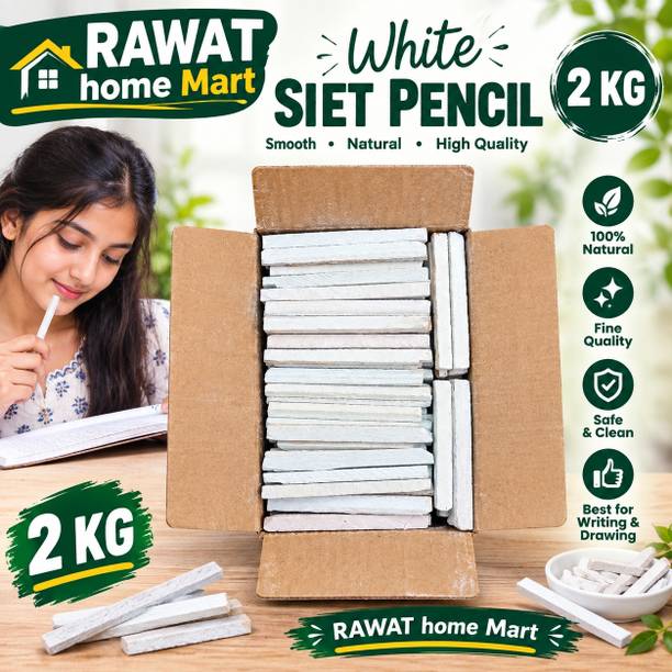 Rawat home Mart 2 KG SLET PENCIL FOR WOMEN LOVE AND SCHOOL US Na Chalk