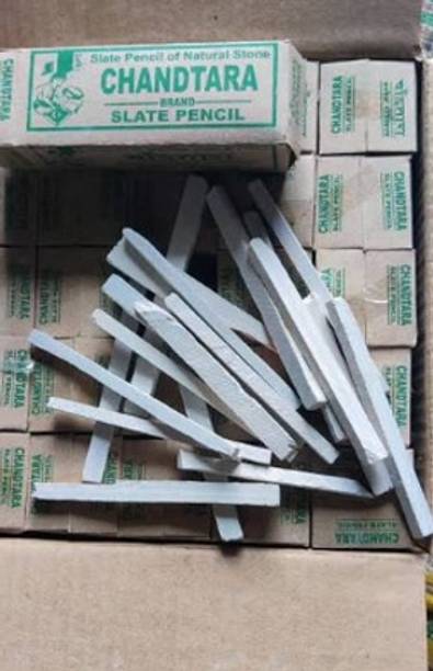 SLATE PENCIL CHANDTARA PACK OF 10-CRUNCHY 1KG SMAILL 10 BOX ALL TYPE OF SPORTS STICKS